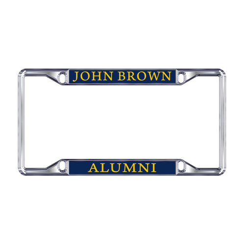 License Plate Frame - Alumni over John Brown
