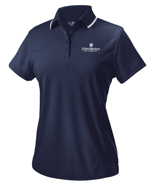 Ladies Classic Solid Wicking Polo, Navy