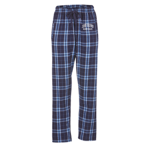 Haley Flannel Pant, Navy/Columbia Blue