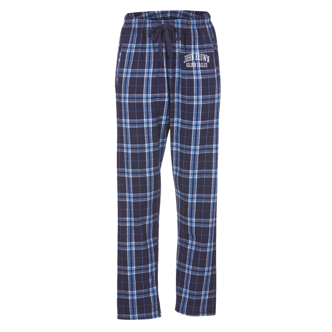 Haley Flannel Pant, Navy/Columbia Blue