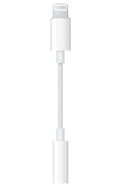 Apple Lightning to 3.5 mm Headphone Jack Adapter (MMX62AM/A)