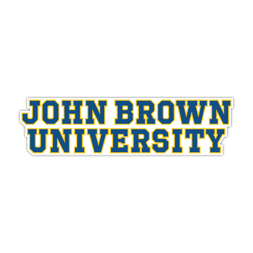 JBU Stacked Decal - D6